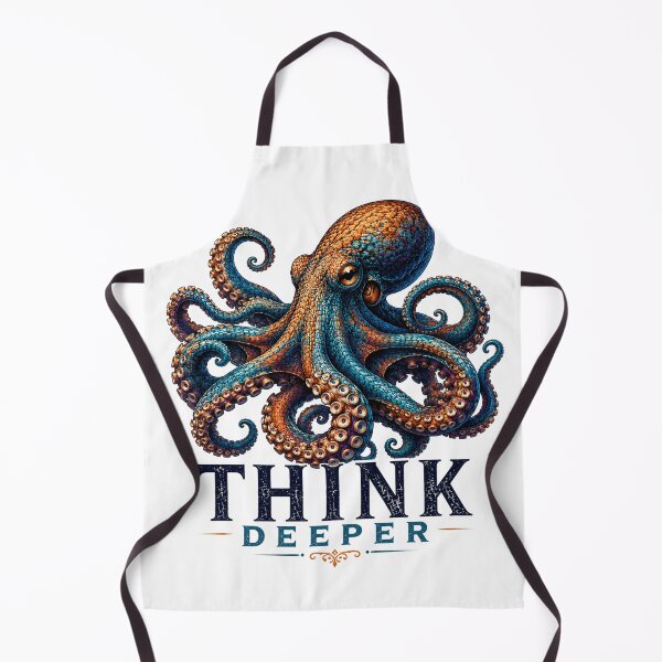 Item preview, Think Deeper Octopus Vintage Ocean Wisdom Design designed and sold by the-dovlat.