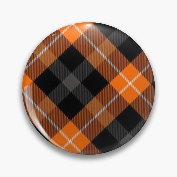 Item preview, Halloween Tartan Plaid Pattern - Orange and Black Buffalo Check designed and sold by LYAN-STORE.