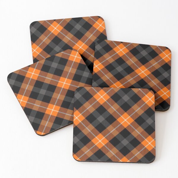 Item preview, Halloween Tartan Plaid Pattern - Orange and Black Buffalo Check designed and sold by LYAN-STORE.
