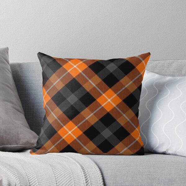 Item preview, Halloween Tartan Plaid Pattern - Orange and Black Buffalo Check designed and sold by LYAN-STORE.