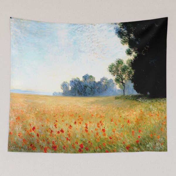 Item preview, Oat and Poppy Field: Impression of Rural France, Summer Bloom designed and sold by artdesignsnow.