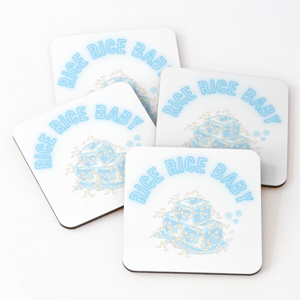 Item preview, Rice Rice Baby – Funny Rice Pun Design designed and sold by Lazycocoon.