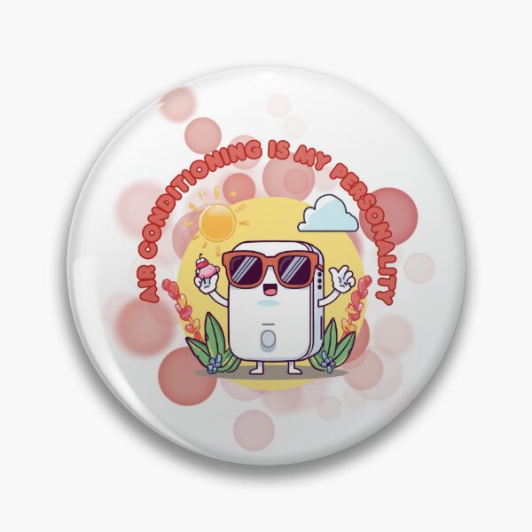Item preview, Air Conditioning Is My Personality Funny Summer Quote designed and sold by iamKRUK.