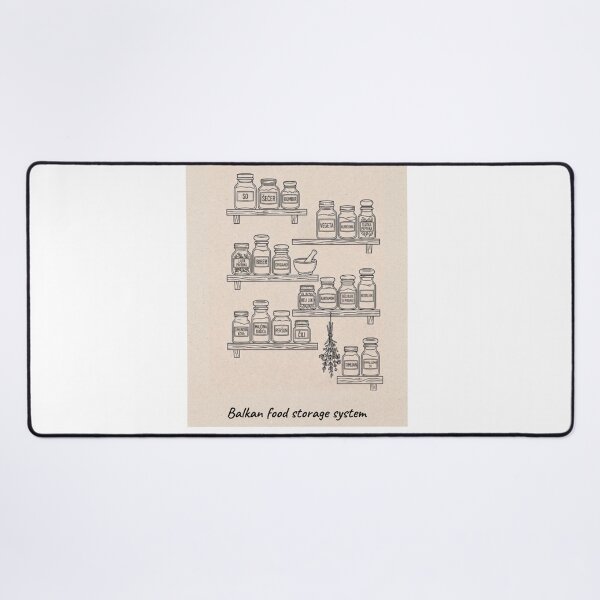 Item preview, Balkan Food Storage System - Kitchen Spice  Collection Funny Balkan Art designed and sold by Mastalina99.