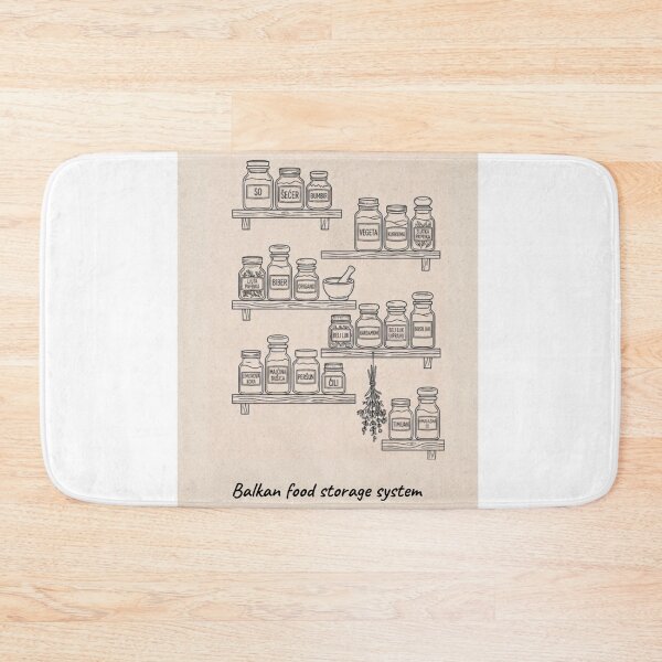 Item preview, Balkan Food Storage System - Kitchen Spice  Collection Funny Balkan Art designed and sold by Mastalina99.