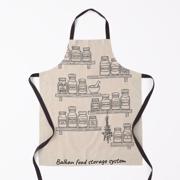 Item preview, Balkan Food Storage System - Kitchen Spice Collection Funny Balkan Art designed and sold by Mastalina99.