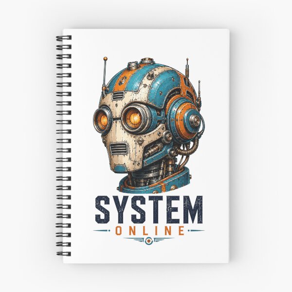 Item preview, System Online Retro Robot Sci Fi Tech Design designed and sold by the-dovlat.