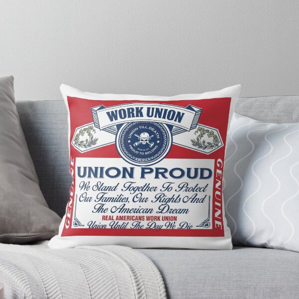 Item preview, Work union union proud beer sticker  designed and sold by unionpride.