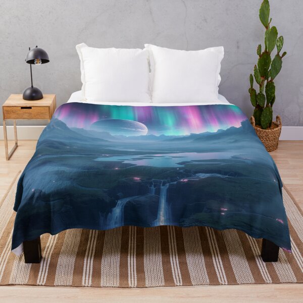 Item preview, Aurora Crown Valley Fantasy Landscape designed and sold by Luminous Wilds.