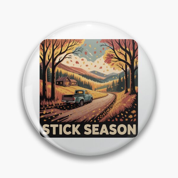 Item preview, Stick Season Vermont Autumn Folk Art designed and sold by LukaRealm.