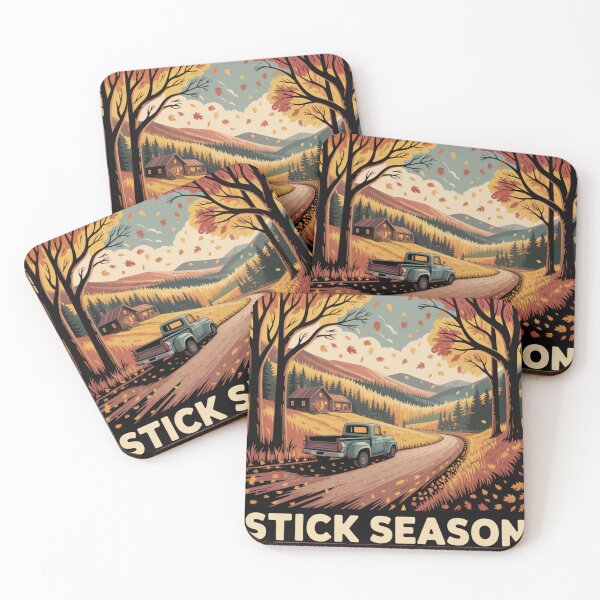Item preview, Stick Season Vermont Autumn Folk Art designed and sold by LukaRealm.