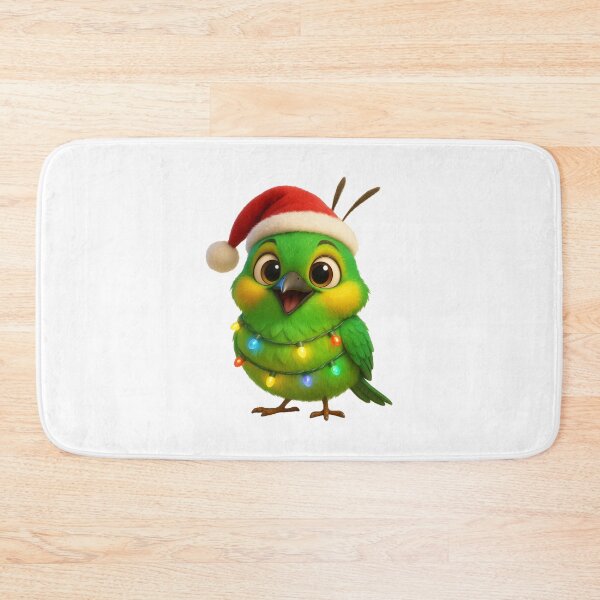 Item preview, Christmas Green Bee-Eater Bird designed and sold by Sillytoe.
