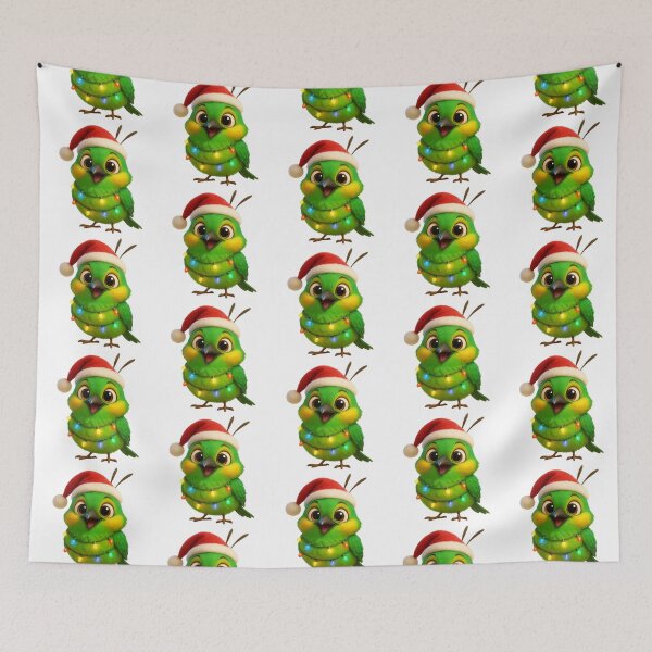 Item preview, Christmas Green Bee-Eater Bird designed and sold by Sillytoe.