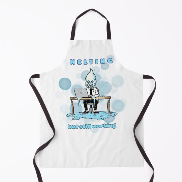 Item preview, Melting But Still Working Funny Office Summer Meme designed and sold by iamKRUK.