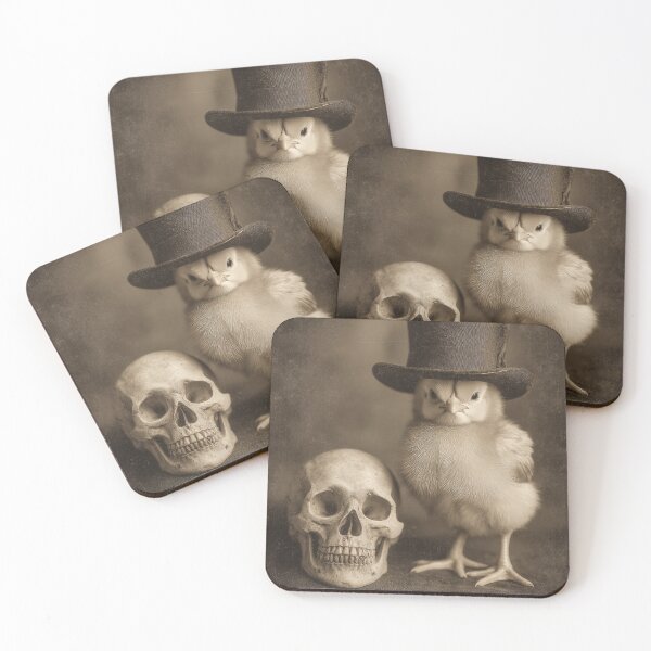 Item preview, Baby Chick and Skull designed and sold by SpecInkStudio.