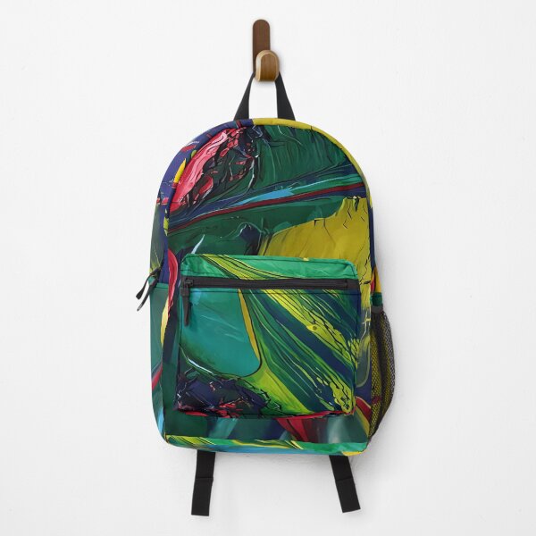 Item preview, Vibrant Abstract Paint Pour Multi-Color Fluid Art designed and sold by L&L.