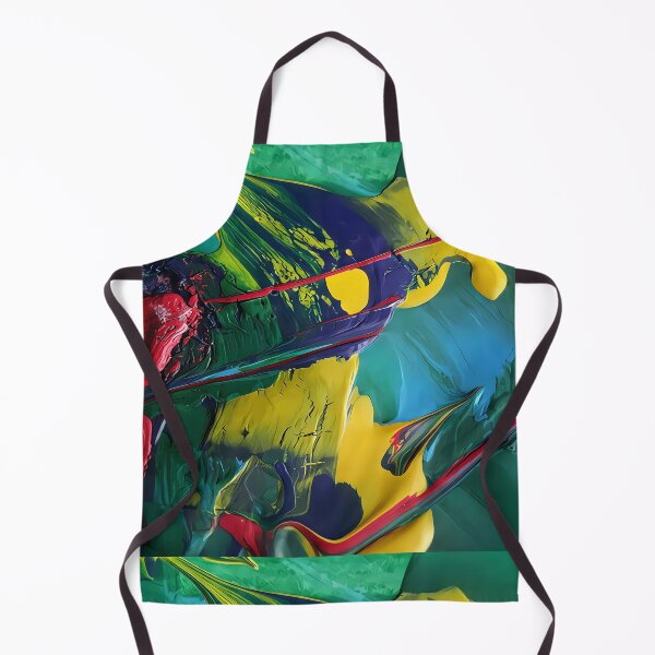 Item preview, Vibrant Abstract Paint Pour Multi-Color Fluid Art designed and sold by L&L.