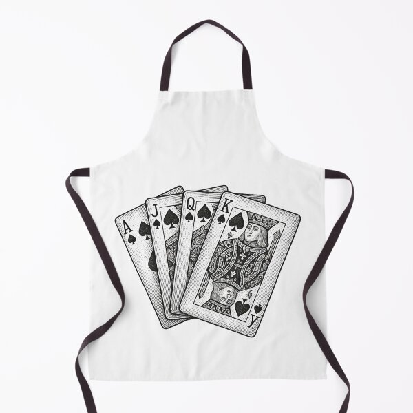 Item preview, Royal Flush Spades Poker Cards Vintage Casino Design designed and sold by Kavya Art.