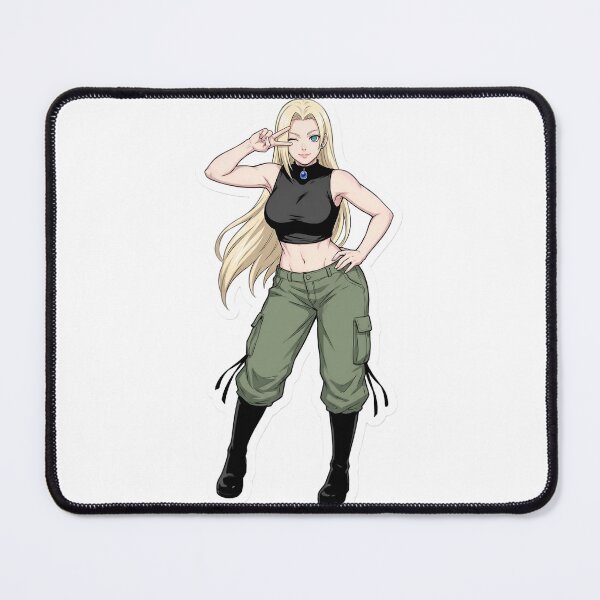 Item preview, Blonde Anime Ninja Girl Sticker – Cool Manga Warrior Pose Aesthetic Design designed and sold by Bhaskar Digital Art.