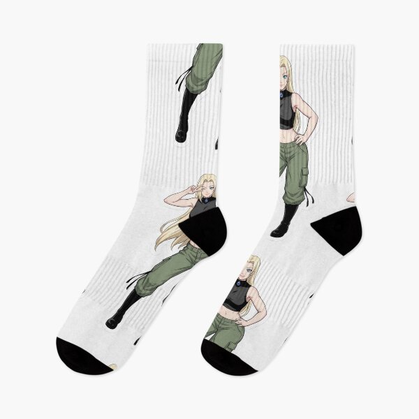 Item preview, Blonde Anime Ninja Girl Sticker – Cool Manga Warrior Pose Aesthetic Design designed and sold by Bhaskar Digital Art.