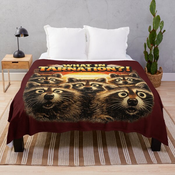 Item preview, What In Tarnation Funny Raccoon Shocked Retro Humor Gift designed and sold by irfanshikh.