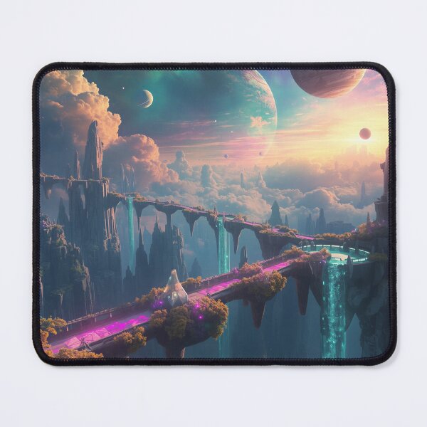 Item preview, Nebula Garden Fantasy Alien Landscape designed and sold by Luminous Wilds.