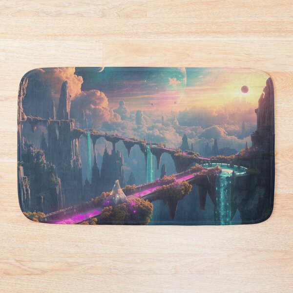 Item preview, Nebula Garden Fantasy Alien Landscape designed and sold by Luminous Wilds.