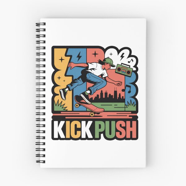 Item preview, Kick Push Skate Hip Hop Street Art designed and sold by LukaRealm.