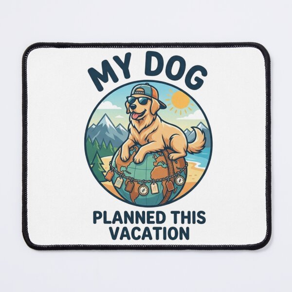 Item preview, My Golden Retriever Planned This Vacation – Funny Dog Mom Shirt – Dog Lover Travel Tee – Sarcastic Dog Dad Summer Gift designed and sold by @SHINTOSARTSTORE.