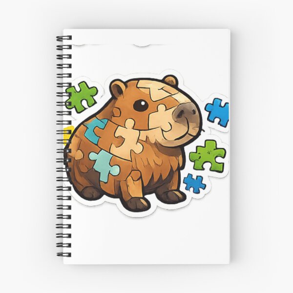 Item preview, Cute Puzzle Capybara Sticker designed and sold by Jyotisima8929.