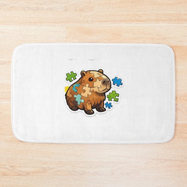 Item preview, Cute Puzzle Capybara Sticker designed and sold by Jyotisima8929.