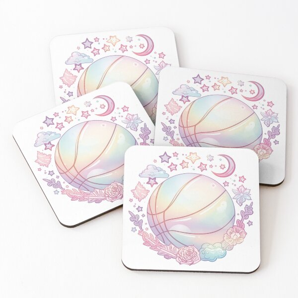 Item preview, Pastel Cosmic Basketball Dreamscape Aesthetic Art designed and sold by Nova Blend.