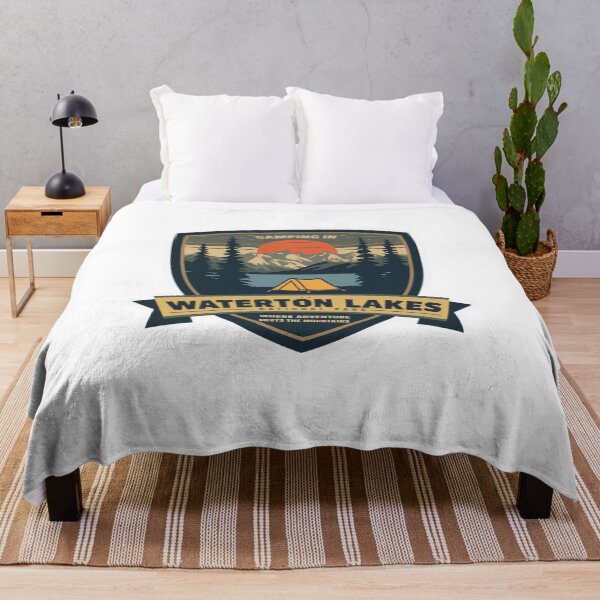 Item preview, Camping In Waterton Lakes National Park Where Adventure Meets The Mountains Waterton Lakes Hiking Outdoors Travel designed and sold by Simsimah26Parks.
