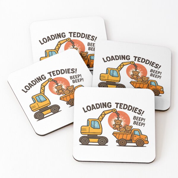 Item preview, Crane Loading Teddies into a Dump Truck  designed and sold by Les-Ink-Studio.