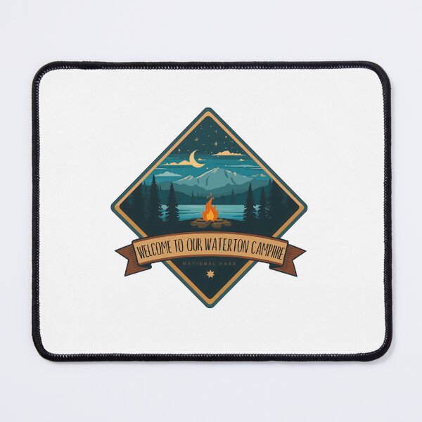 Item preview, Welcome To Our Waterton Campfire National Park Camping Adventure designed and sold by Simsimah26Parks.