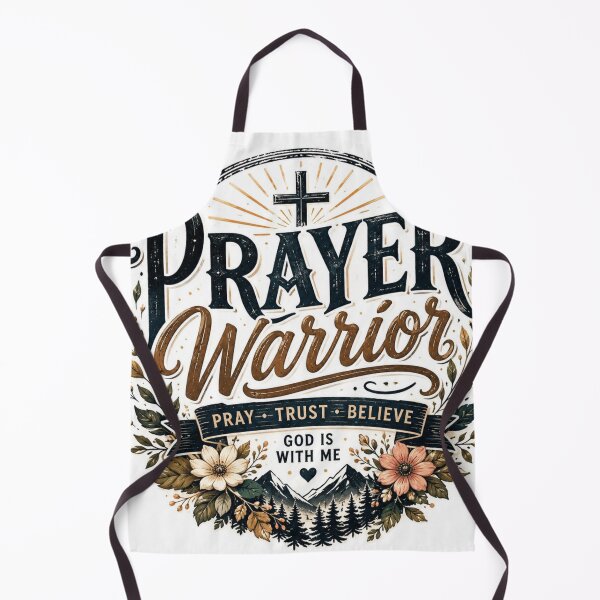 Item preview, Prayer Warrior Christian Faith Inspirational Sticker designed and sold by Omanut Studio — By Ashwin..