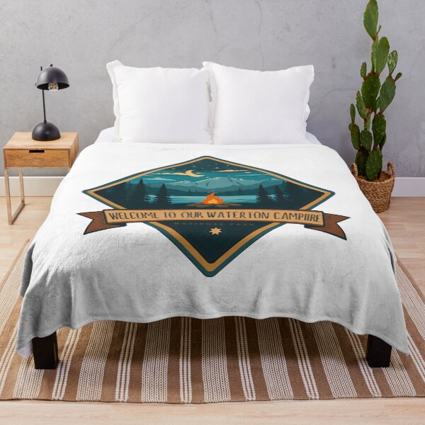 Item preview, Welcome To Our Waterton Campfire National Park Camping Adventure designed and sold by Simsimah26Parks.