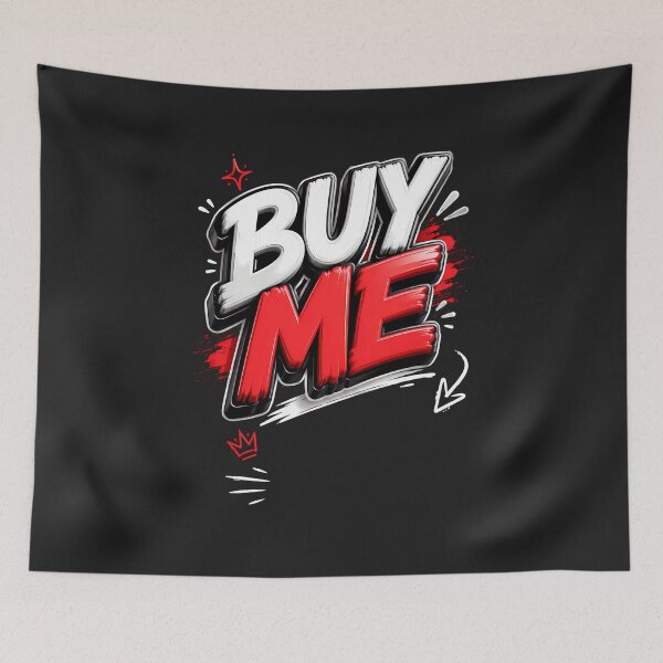 Item preview, BUY ME Graphic  Design | Bold 3D Typography Streetwear Art designed and sold by Pickmash.