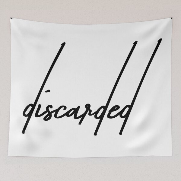 Item preview, Discarded - Moody Minimalist Aesthetic Typography designed and sold by ReggieDior.