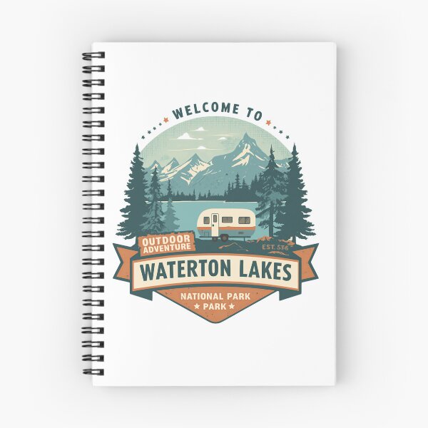 Item preview, Waterton Lakes National Park Park Outdoor Adventure Welcome Est. 576 Camping Camper Travel Hiker designed and sold by Simsimah26Parks.