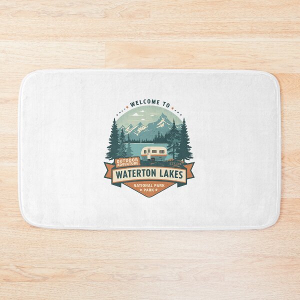 Item preview, Waterton Lakes National Park Park Outdoor Adventure Welcome Est. 576 Camping Camper Travel Hiker designed and sold by Simsimah26Parks.