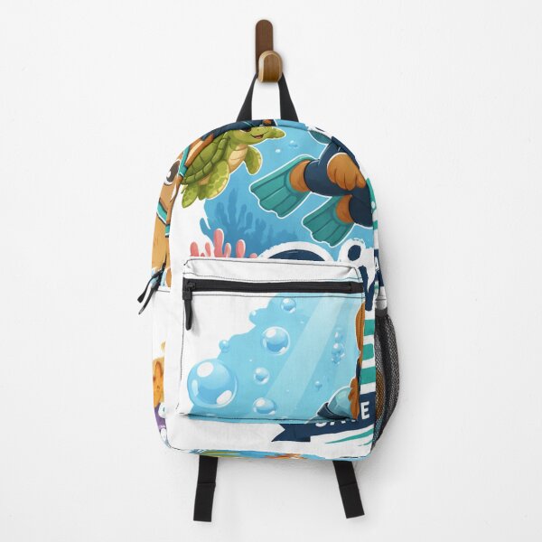 Item preview, Diving Bear Save Nature Cute designed and sold by Zarmichael.