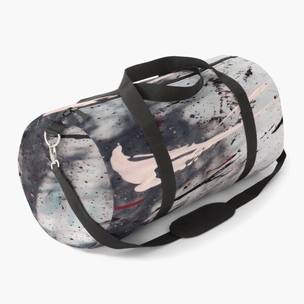 Item preview, Abstract Grunge Paint Splatter Grey and Crimson designed and sold by L&L.