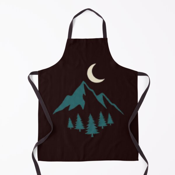 Item preview, Minimalist Mountain and Moon Nature Vector Art designed and sold by The Creative Canva.