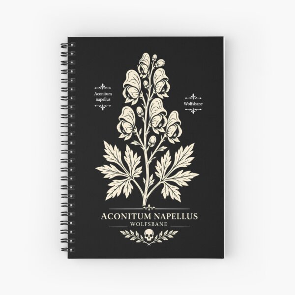 Item preview, Wolfsbane Botanical Illustration Dark Academia Poison Plant Gothic Herbal Shirt designed and sold by nbg2012.