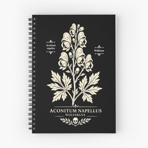 Item preview, Wolfsbane Botanical Illustration Dark Academia Poison Plant Gothic Herbal Shirt designed and sold by nbg2012.
