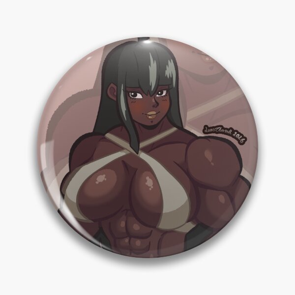 Item preview, Dark ebony muscle girl designed and sold by Loucha1996.