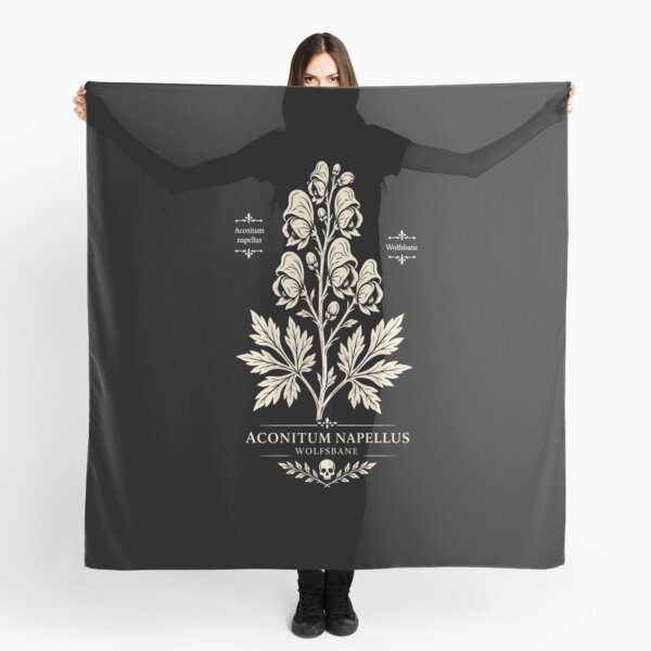 Item preview, Wolfsbane Botanical Illustration Dark Academia Poison Plant Gothic Herbal Shirt designed and sold by nbg2012.