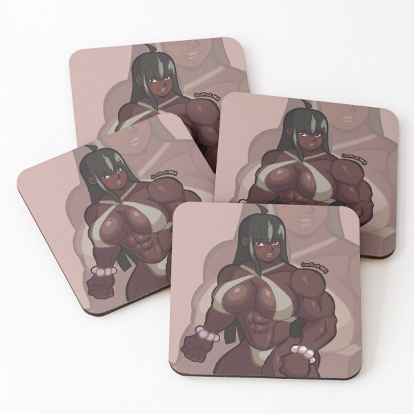 Item preview, Dark ebony muscle girl designed and sold by Loucha1996.