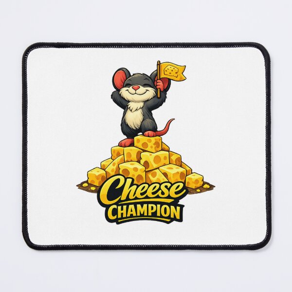 Item preview, Cheese Champion – Mouse on the Cheese Pyramid designed and sold by UkrainianSpain.
